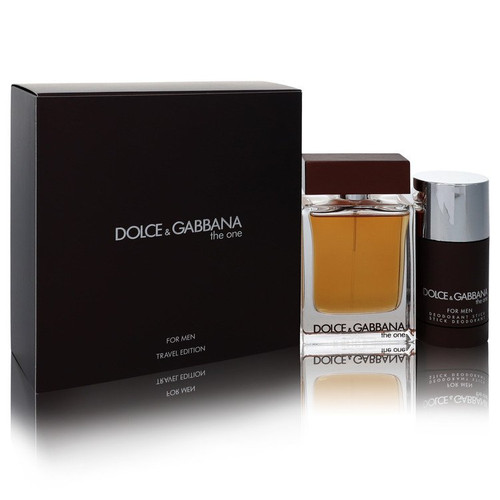 The One by Dolce & Gabbana Gift Set -- 3.3 oz Eau De Toilette Spray + 2.4 oz Deodorant Stick