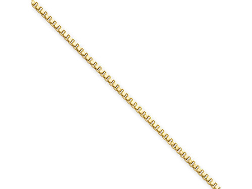 Chisel Stainless Steel Ip Gold-plated 1.5mm 20in Box Chain Necklace SRN662GP20Y