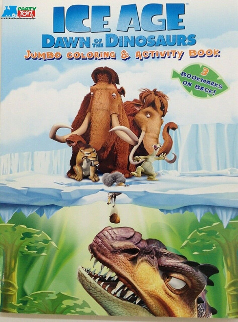 Ice Age Jumbo 96 pg. Coloring and Activity Book - Blue