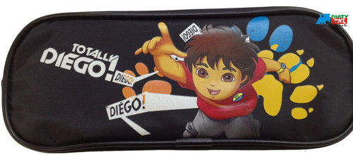 Diego Plastic Pencil Case Pencil Box - Black