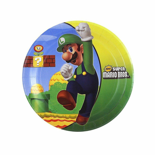 Super Mario Bros. Dessert Plates (8 per package)