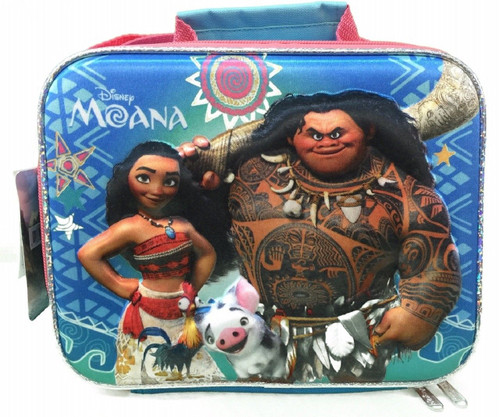Moana 3D Rectangular Cross Body Insulated Lunch Box Lunch Bag
