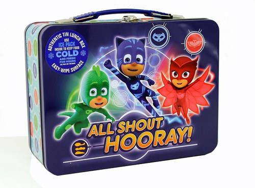 The Tin Box Company 604707-DS Pj Masks Classic Lunchbox, Blue,Large