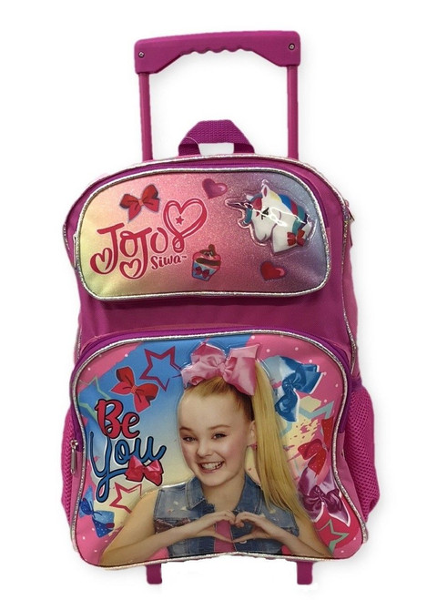 Nickelodeon JoJo Siwa 16" Large Rolling Backpack-15826