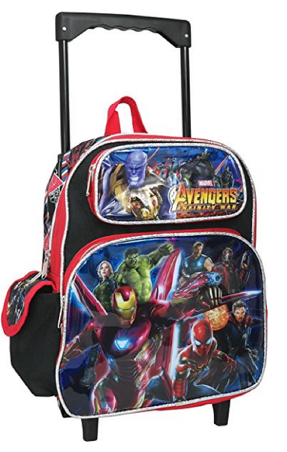 Avengers Infinity War 12 inches Toddler Small Rolling Backpack