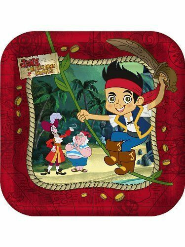 Jake and the Never Land Pirates Disney Birthday Party Dessert Plates