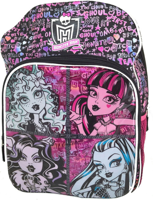 16" Monster High Scary Cute Ghoul Backpack