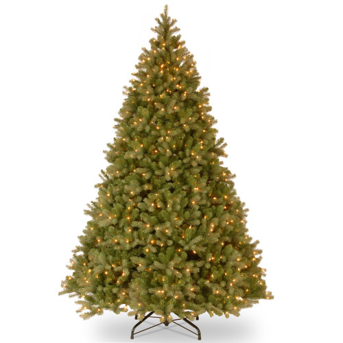 9’ Pre-Lit Downswept Douglas Fir Artificial Christmas Tree, Clear Lights