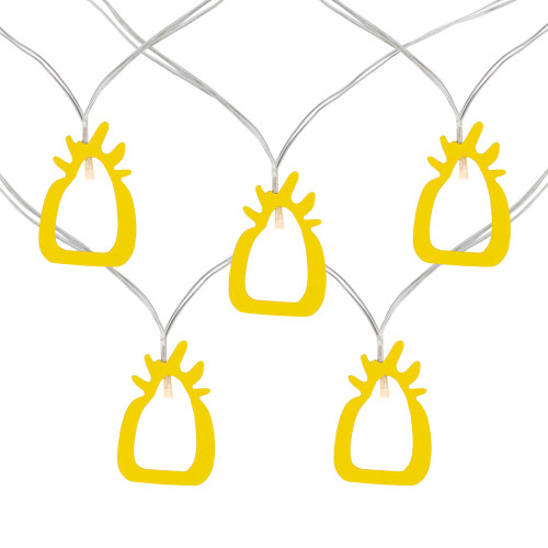 10-Count LED Pineapple Fairy Lights - Warm White