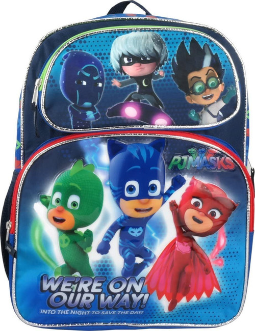 PJ Masks Backpack 12" Boys Book bag We're on our way School Backpack