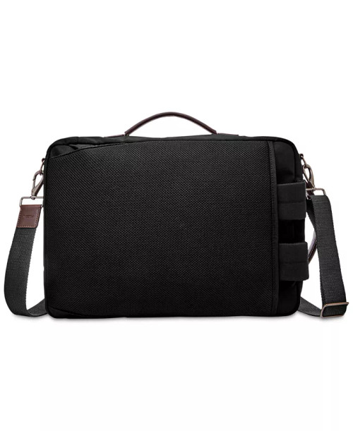 Fossil Men's Buckner Convertible Work Bag Backpack Black Size Regular