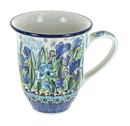 Blue Rose Polish Pottery Callista Large Coffee Mug