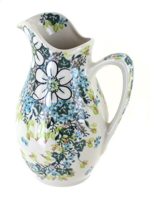 Blue Rose Polish Pottery Ariel Pitcher