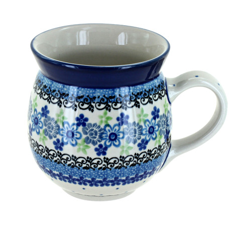 Blue Rose Polish Pottery Eliza Bubble Mug