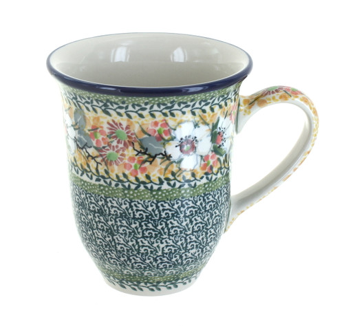 Blue Rose Polish Pottery Jasmine Large Coffee Mug