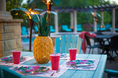 Indoor Outdoor Steel Pineapple Luminary