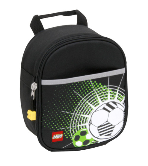 LEGO Bags Lego Vertical Lunch-Soccer, Black, One Size