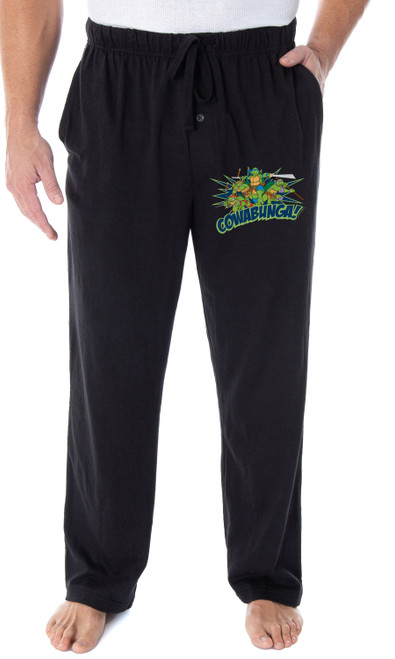 Teenage Mutant Ninja Turtle Men's TMNT Cowabunga Loungewear Pajama Pants - 763059950541