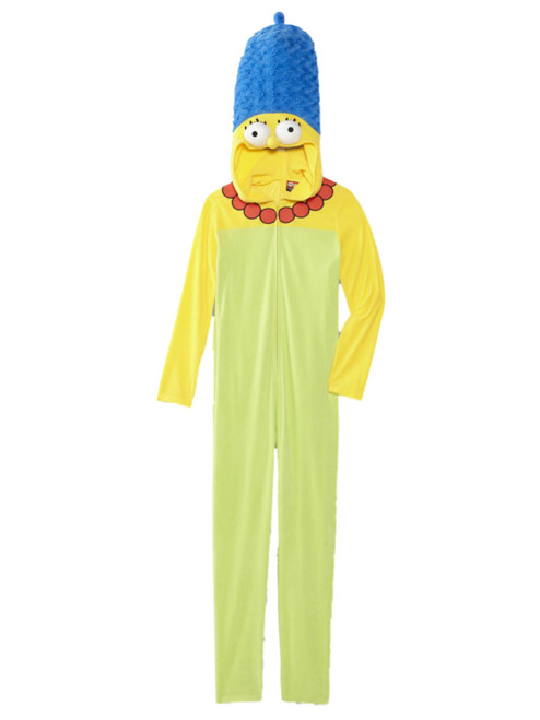 The Simpsons Womens Marge Simpson Union Suit Hooded Sleeper Pajamas - CM040518 MARGE SIMPSON L