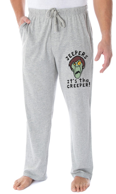 Scooby-Doo Mens' Jeepers It's The Creeper Sleep Pajama Pants Loungewear - 763059970440
