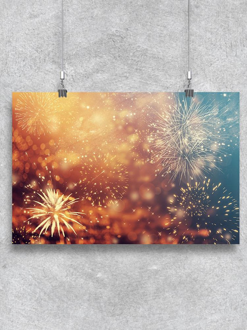 New Year?S Eve Fireworks Poster -Image by Shutterstock - SS00843995UNSPP7200S