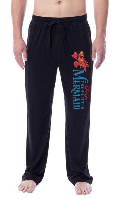 Disney Mens' The Little Mermaid Sebastian Princess Movie Sleep Pajama Pants - 763059963961
