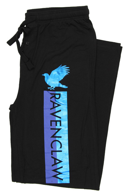 Mens' Harry Potter Ravenclaw House Design Loungewear Pajama Lounge Pants - 843437139789