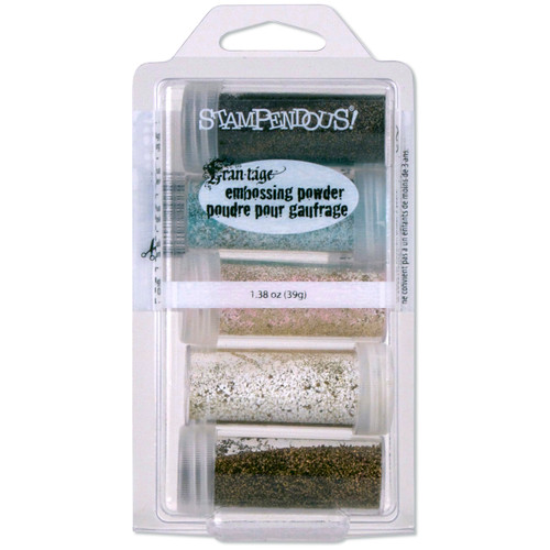 Stampendous Vintage Embossing Powder 5/Pkg 1.8oz-Frantage
