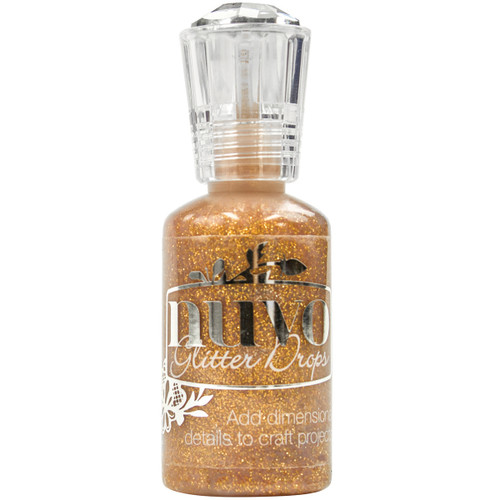 Nuvo Glitter Drops 1.1oz-Golden Sunset