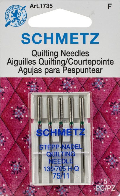 Schmetz Quilt Machine Needles-Size 11/75 5/Pkg