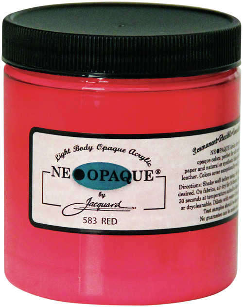 Jacquard Neopaque Acrylic Paint 8oz-Red