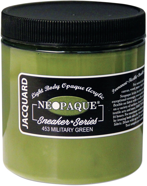 Jacquard Neopaque Acrylic Paint 8oz-Military Green