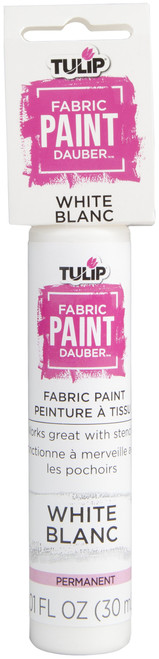 Tulip Fabric Paint Dauber 1oz-White