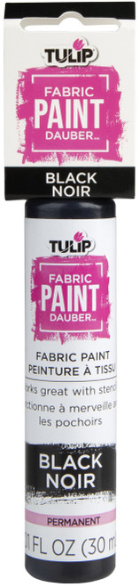 Tulip Fabric Paint Dauber 1oz-Black