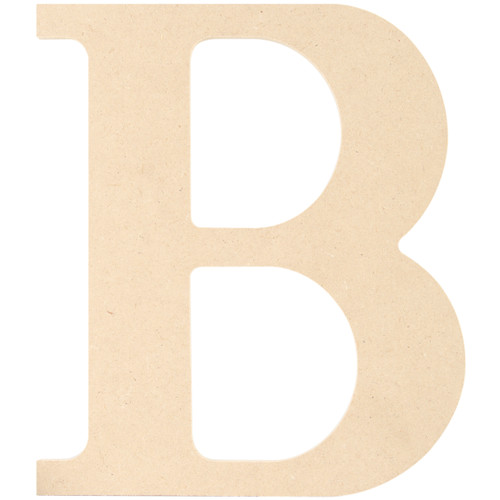 MDF Classic Font Wood Letters & Numbers 9.5"-B