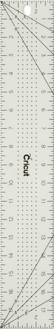 Cricut Acrylic Ruler 3"X18"-Mint