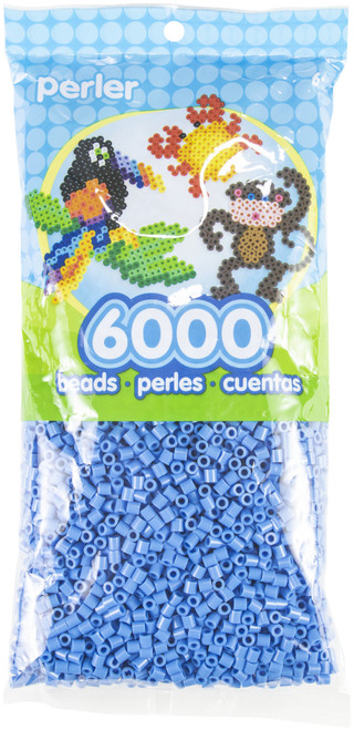 Perler Beads 6,000/Pkg-Light Blue
