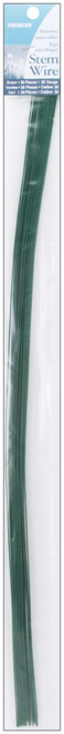 Stem Wire 20 Gauge 18" 30/Pkg-Green