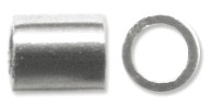Crimp Tubes Size 2 1.5g-Silver-Plated