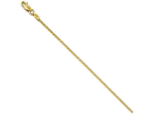 FJC Finejewelers 14k Yellow Gold 1.3mm Bright Cut Wheat Chain Necklace LES708816A