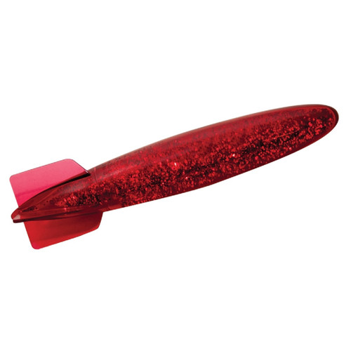 10" Red Glitter Toypedo Revolution Underwater Dive Swimming Pool Toy