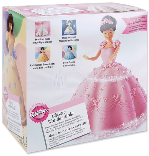 Classic Wonder Mold-Doll Dress 8"X5"