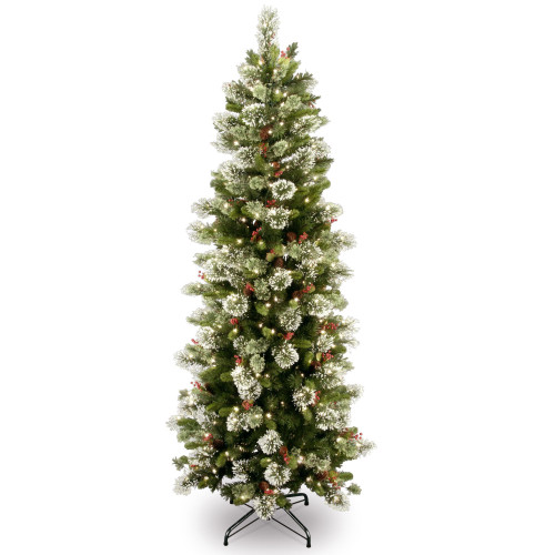 6.5 ft. Wintry Pine(R) Slim Tree with Clear Lights