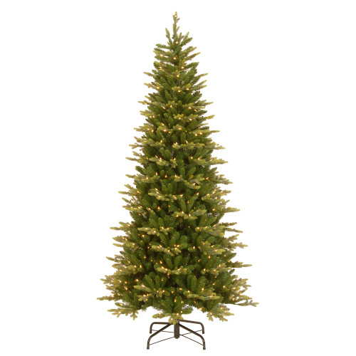 7.5’ Pre-Lit Glen Ridge Slim Artificial Christmas Tree - Clear Lights