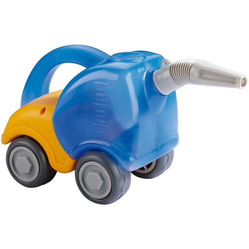 HABA Sand Play Tanker Truck and Funnel for Transporting Water at the Beach, Pool or Sandbox