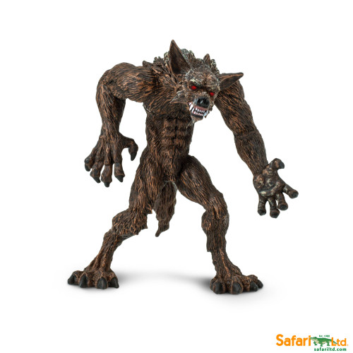 4" Brown and Black Werewolf Lycan Figurine