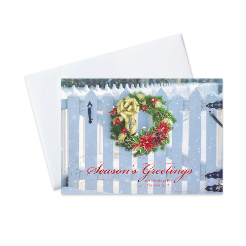 CEO Cards Holiday Foil Printed Greeting Cards Box Set of 25 Cards & 26 Envelopes - H1705