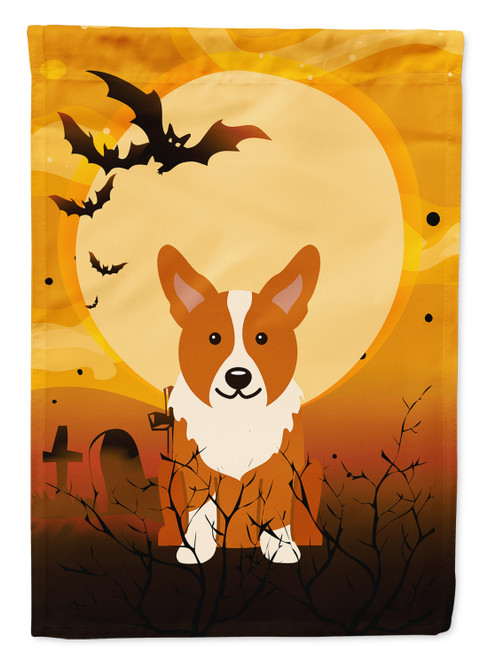 Halloween Corgi Flag Canvas House Size BB4366CHF