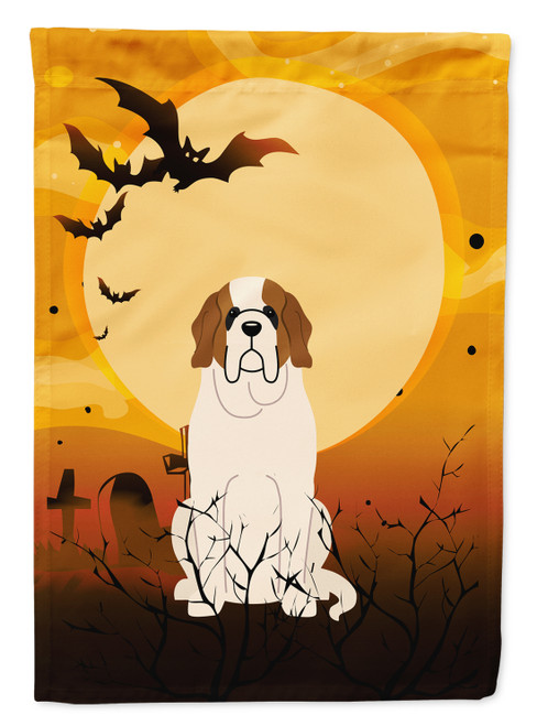 Caroline's Treasures BB4301GF Halloween Saint Bernard Flag Garden Size , Small, multicolor
