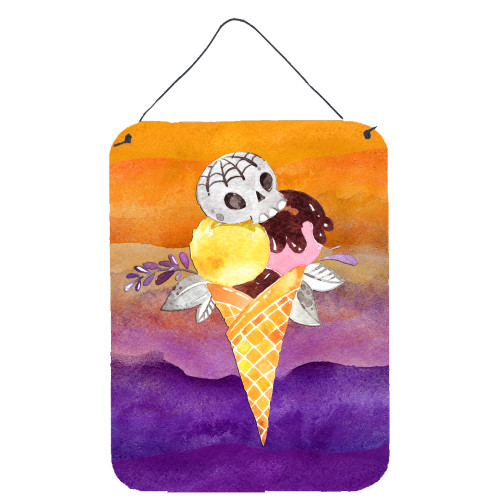 Halloween Sweets Ice Cream Skull Wall or Door Hanging Prints BB7464DS1216